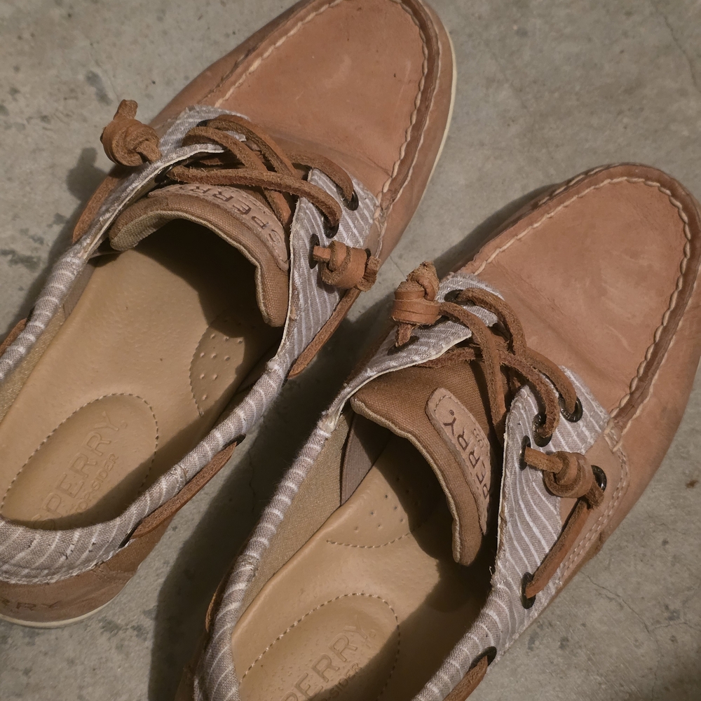 Sperry Men's Brown and Tan Boat Shoes